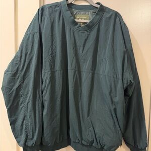 Dockers Dark Green Pullover Windbreaker Sweatshirt